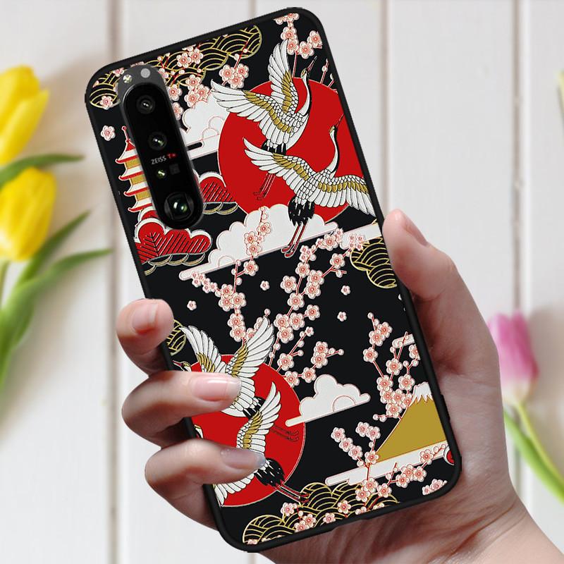 3D Emboss Flower Case For Sony Xperia 10 III Cover Cute Relief Case For Sony Xperia 1 III 5 III 10III Phone Case Coque Fashion
