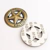 3D Metal TEXAS EDITION Shield Pentagram Star Side Fender Door Emblem Badge Car Stickers For JEEP Wrangler Liberty Grand Cherokee uy1