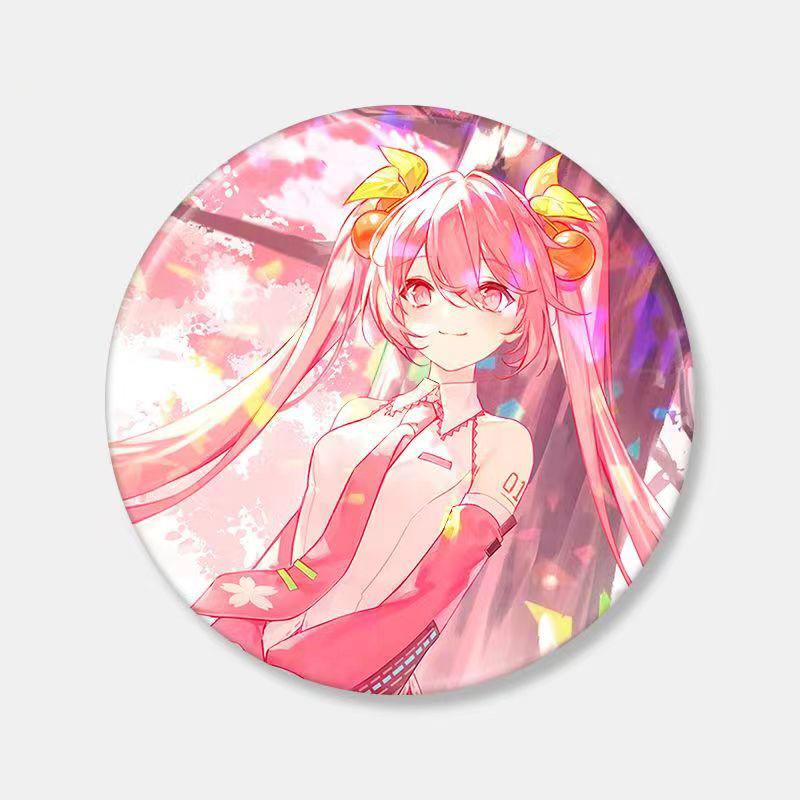 

Брошь Хацунэ Мику, аниме-брошь, украшение коллекции.