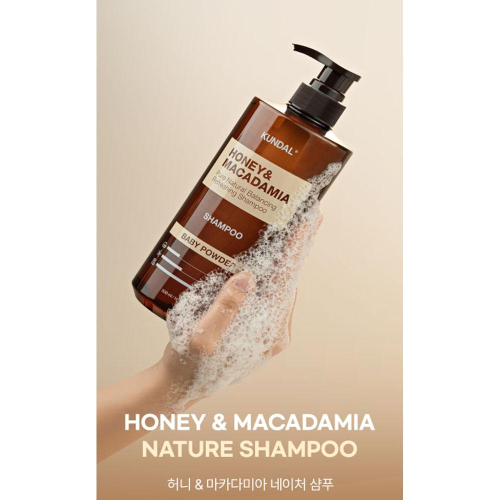 KUNDAL Honey & Macadamia Nature Shampoo Baby Powder 1058ml