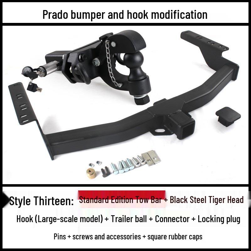 Prado Trailer Hitch: Compatible with 2700/4000 LC120/150 Rear Tow Bar Towing Hook