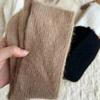 Autumn Winter Floor Sleeping Socks Thicken Knitted Crew Socks 2025 Cashmere Socks