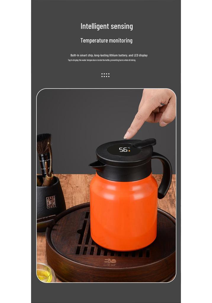 Custom Logo 316 Stainless Steel Thermos Pot - Large Capacity, Portable Hot Water Bottle for Home & Outdoor Use