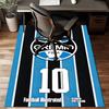 Gre-mio Football Badge Printed Office Carpet Chair Cushion  Entryway Rug, Rugs for Living Room, Bedroom Christmas gifts