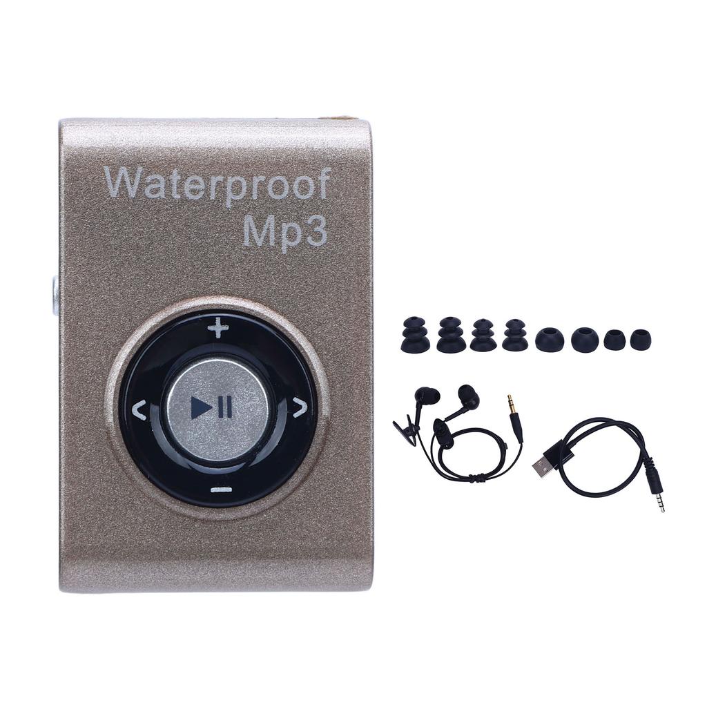 Water Proof MP3 Player Underwater Swimming IPX8 Guard Aluminium Enclosure Portable 8GB with Headphone