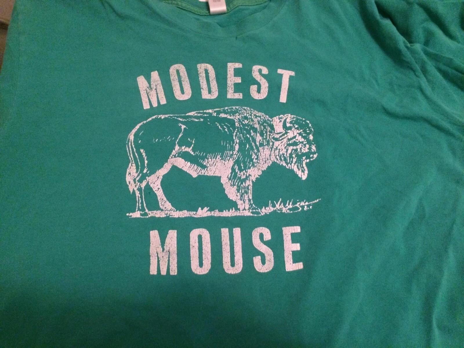 Modest Mouse band 90s Retro Style Green Unisex Short Sleeve T shirt XXXL