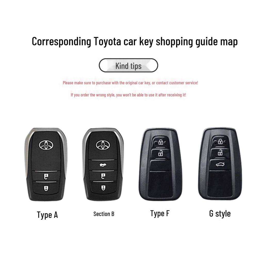 Key Covers for Toyota: Camry, Corolla, Levin, RAV4, Avalon, Highlander, Feng