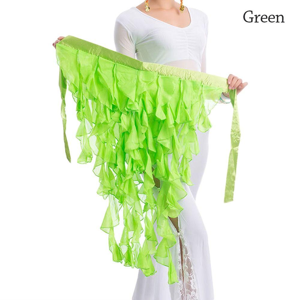 Shiny Hip Scarf Tassels Dancer Skirt Women Show Costumes