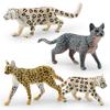 Wild Plastic Detailed Animal Leopard Model Snow Leopard And African Cat Decor
