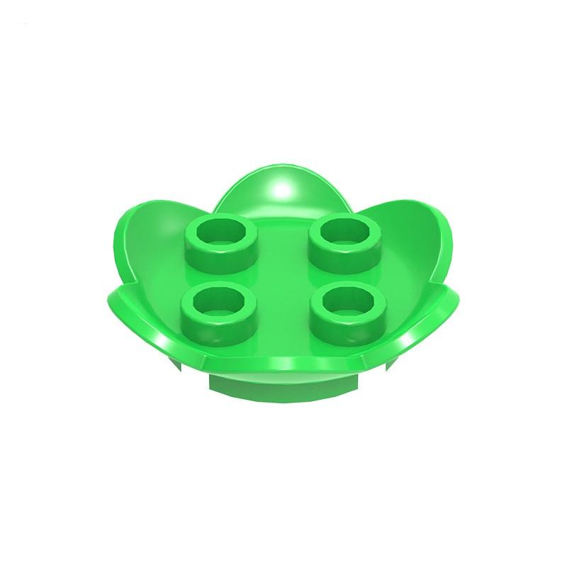 

Non-Toxic Moc 10Pcs 15469W Special 2 X 2 With 6 Petals Plant Leaves Building Blocks Garden Glass House Bricks Particle Toys Children Gift