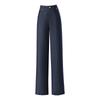 Women's High-Waist Slim-Fit Wide-Leg Imitation Denim Trousers - Spring/Summer 2025 Collection