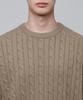 Musinsa Standard Cable Crew Neck Knit [Beige]