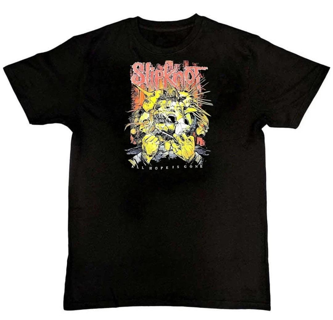 SLIPKNOT Heavy Metal Band Graohix Print Unisex Mens 100% Cotton T-shirt Mens Tees Top L