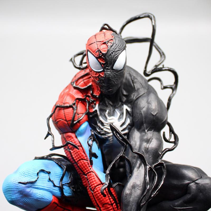 Piderman Venom Symbiote Figure Spider Man Figures Venom Figurine Pvc Desktop Decoration Statue Model Doll Toys Christmas Gifts