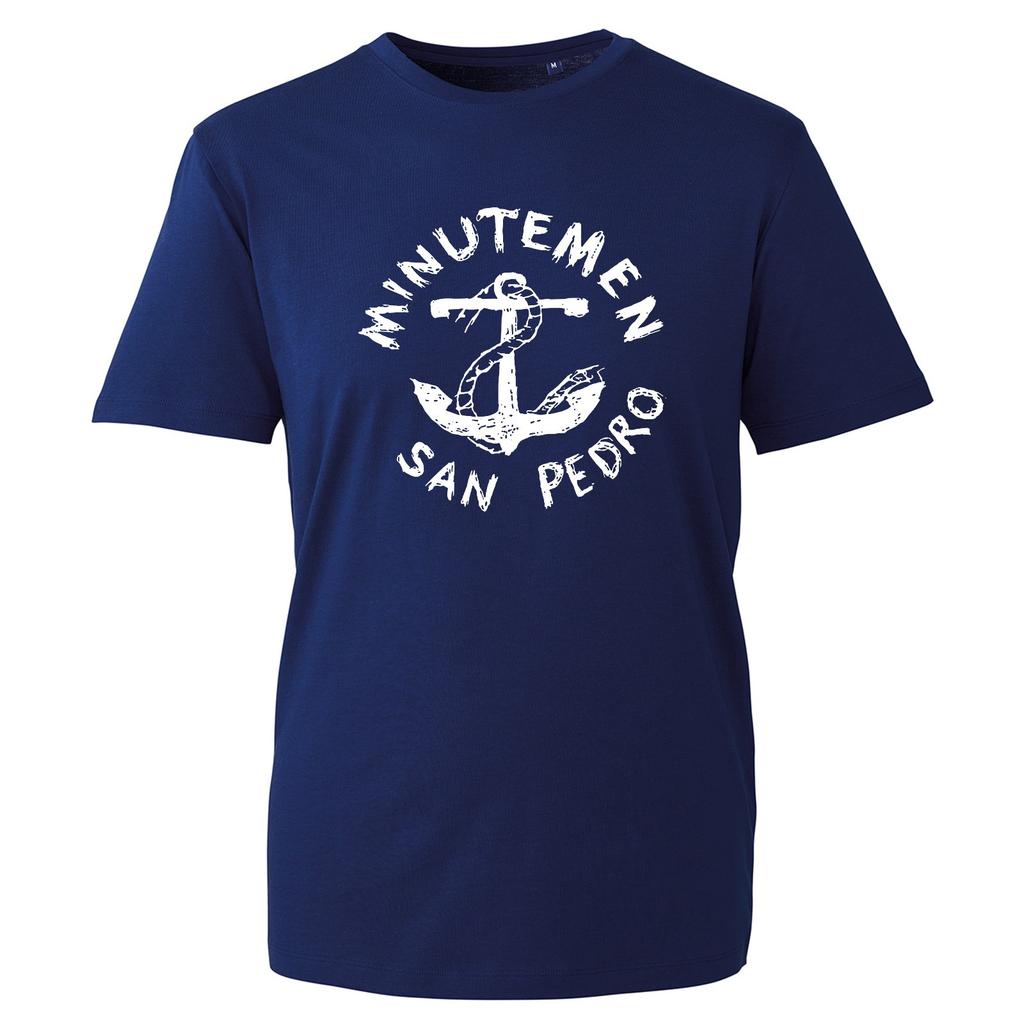 Vintage Style Minutemen San Pedro T-Shirt Mens Anchor Nautical Graphic Tee Unisex T-Shirt