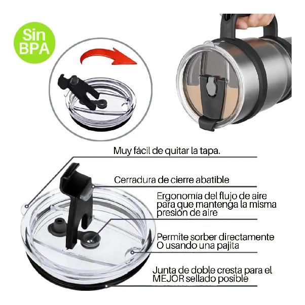 Deckel mit Schloss für Yeti Orca Rtic Ozark 20 oz Voll-Becher