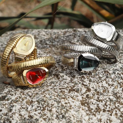 [GEIGER] GEIGER Women's Cut-Glass Snake Metal Watch GE1265GNS