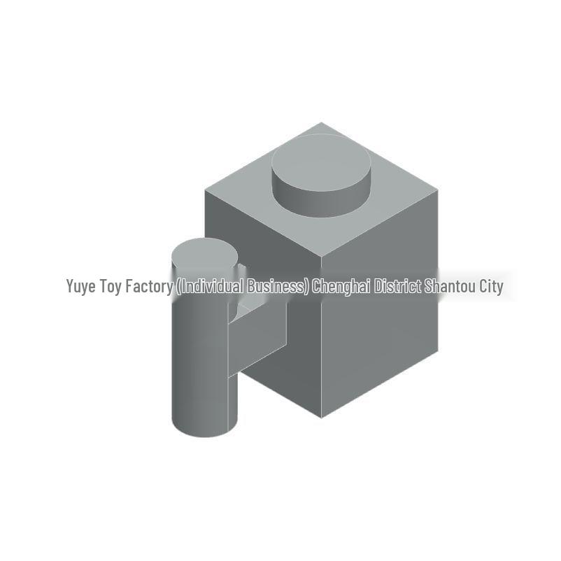 Small Particle Building Blocks: 1x1 Single-Sided Handle Brick - Educational Toy & Universal Accessory