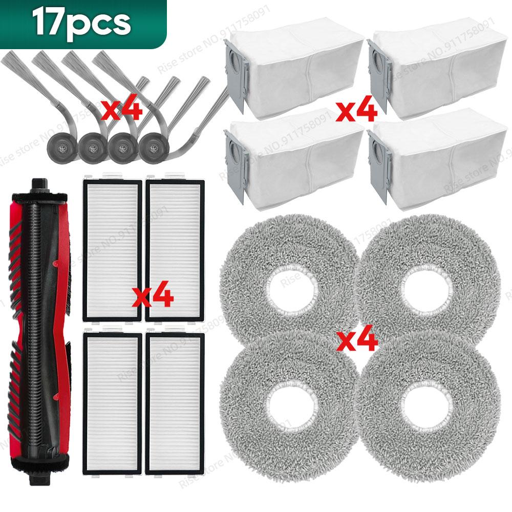 Compatible for Roborock Saros Z70 Accessories Dust Bag Mop Cloth Hepa Filter Spare Parts