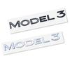 For Models 3 Car Fender Side Stickers Rear Bumper Stickers Rear Door Car Rear Decoration Emblem