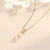 Bamboo Necklace Women's Korean Niche Design Spring Small Fresh Japanese and Korean Women's Necklace