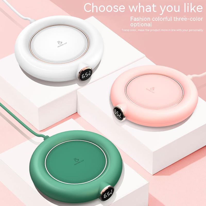 

Мини-портативный USB-электрический подогреватель кофе 10 Вт с цифровым дисплеем с 3 настройками температуры для нагрева