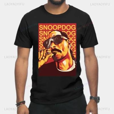 Hip Hopová hvězda Snoop Dogg Tričko Kreativní potištěné tričko TopPánské Dámské Dj Módní tričko Rockové Dětské Harajuku Trička Pánské Bavlněné Oblečení
