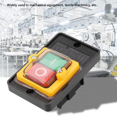 AC220V 380V 10A Vodotesný tlačidlový spínač Spínač riadenia ZAP / VYP Príslušenstvo pre priemyselné elektrické zariadenia