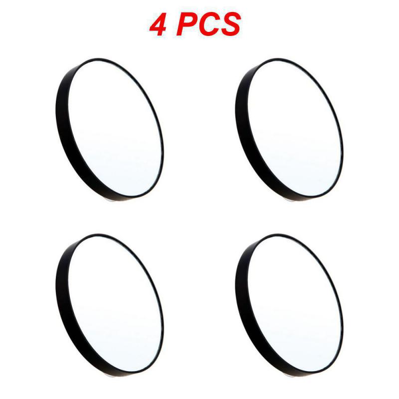 1 ~ 10 STK Mini-Taschenspiegel, rund, 3/5/10/15-facher Vergrößerungsspiegel, Set mit zwei Saugnäpfen, Kosmetikspiegel