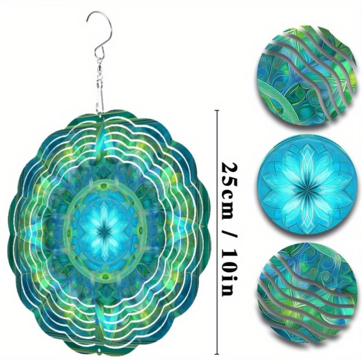 

10 Inch Hanging Wind Chime for Outdoor Decor Flexible and Elegant Design Perfect for Spring Summer Lawn Garden Gift for Relatives Friends 01A