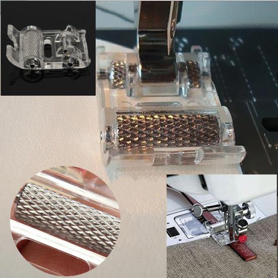 Low Shank Roller Presser Foot for Singer Brother Janome Home Sewing
