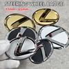 65mm 77mm Stuurwiel Embleem Cover Sticker Auto Badge Voor ES240 ES250 ES350 IS250 IS300 RX270 GS NX300 RX300 RX350 RX400