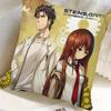 Anime Steins Gate Pillow Case Square Pillow Bedroom Sofa Leisure Comfort Cushion Car Home Decoration