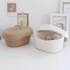 Desktop Dustproof Cotton Storage Box for Phones, Cosmetics, Snacks, Needle & Thread