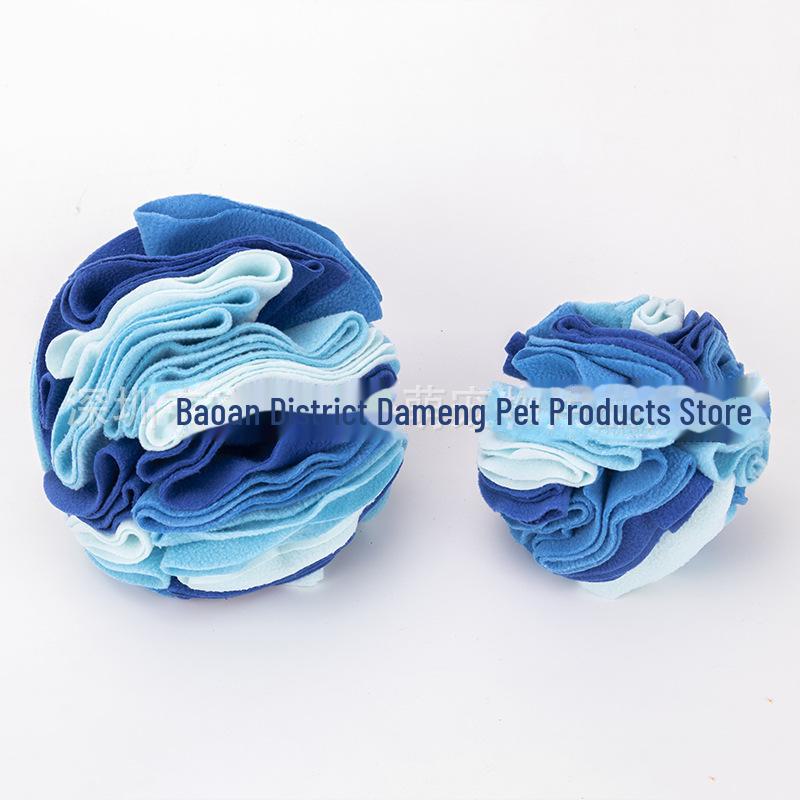 "Upgraded Dog Snuffle Ball - Interactive Pet Sniffing Toy for Snacks"