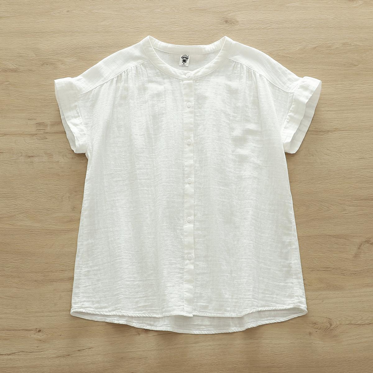 Летние женские белые рубашки — фото 9