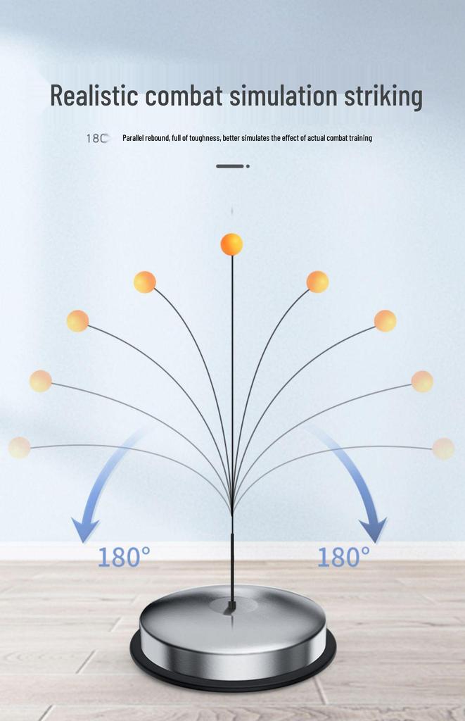 Children's Indoor Table Tennis Rebound Trainer for Solo Practice