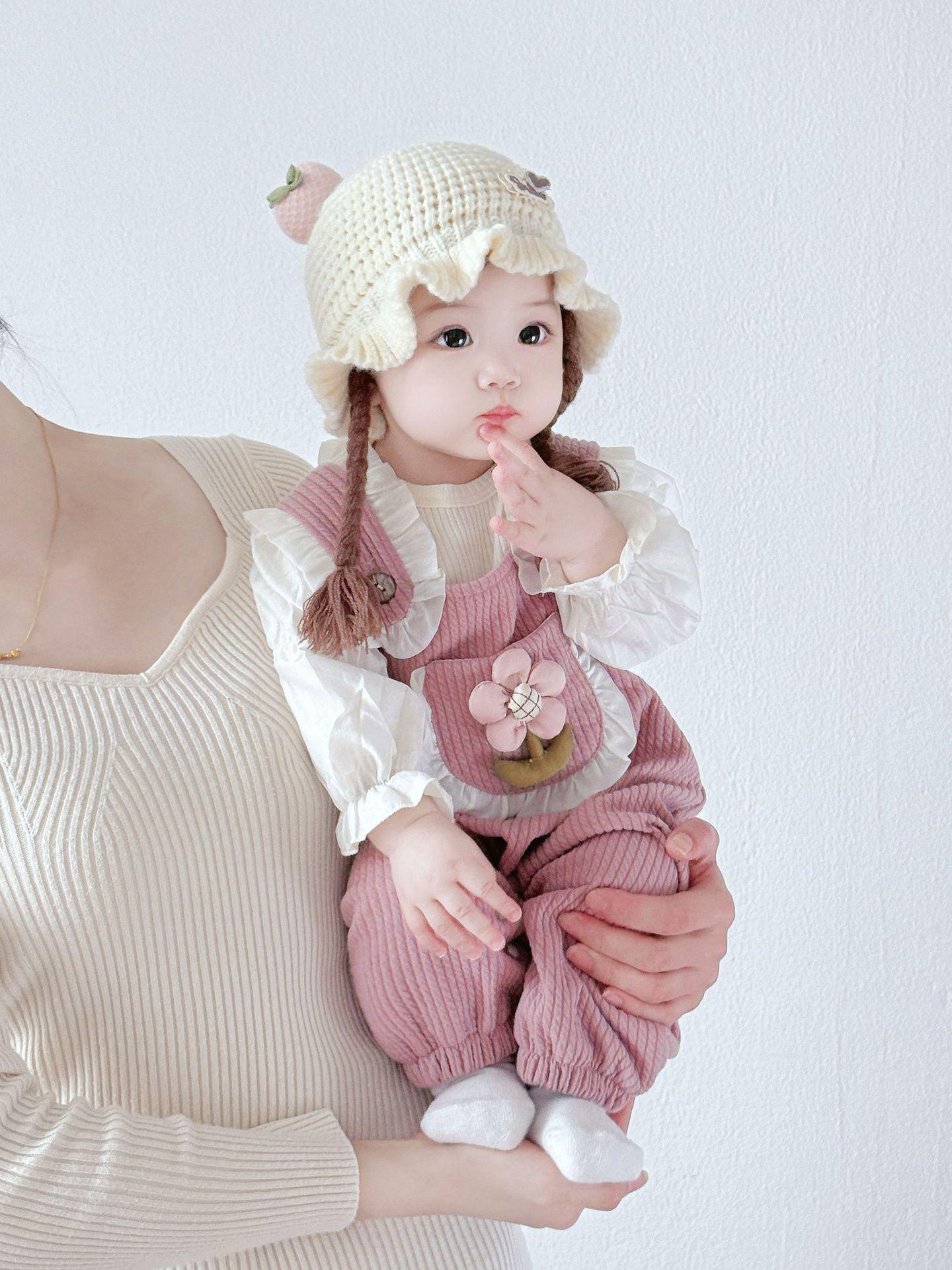 

Милый детский ромпер ручной работы с 3D цветами – Весна/Осень для мальчиков и девочек 80 cm