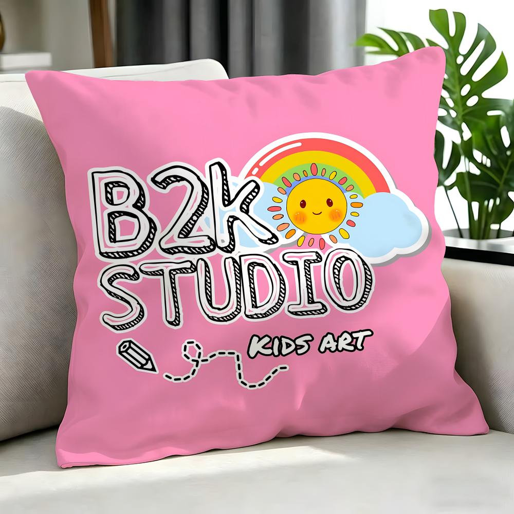 Pop B2K Cushion Cover Cushion Cover Set 4Pcs 50X50 45X45 40X40 Pillowcase Decorative Sofa Home Decor