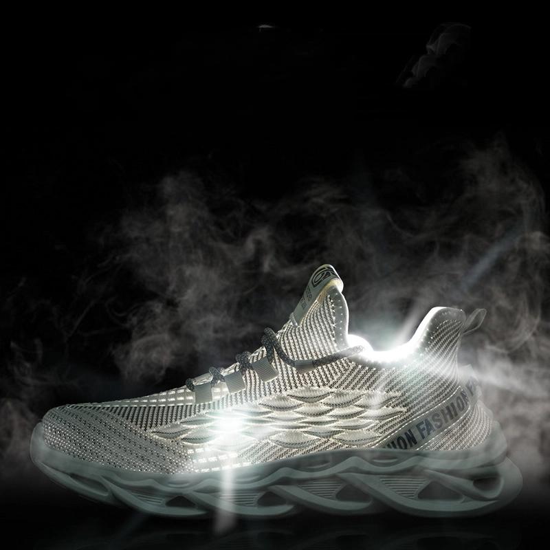 2025 Running Sneakers Newest Breathable Comfort For Men Low Top Large Size Men's Sports Increase Shoes Mesh Jogging Casual