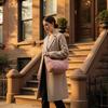 Casual Style Nylon Women'S Shoulder Bag Lightweight Soft Single Shoulder Backpack Large Capacity Tote Bag Casual Outing Shopping