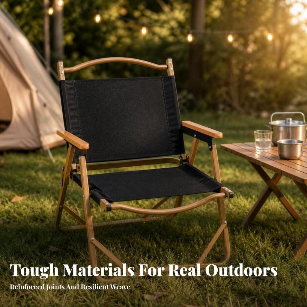 Folding Chair Reclined with Aluminum Frame Rust-Resistant Ergonomic for