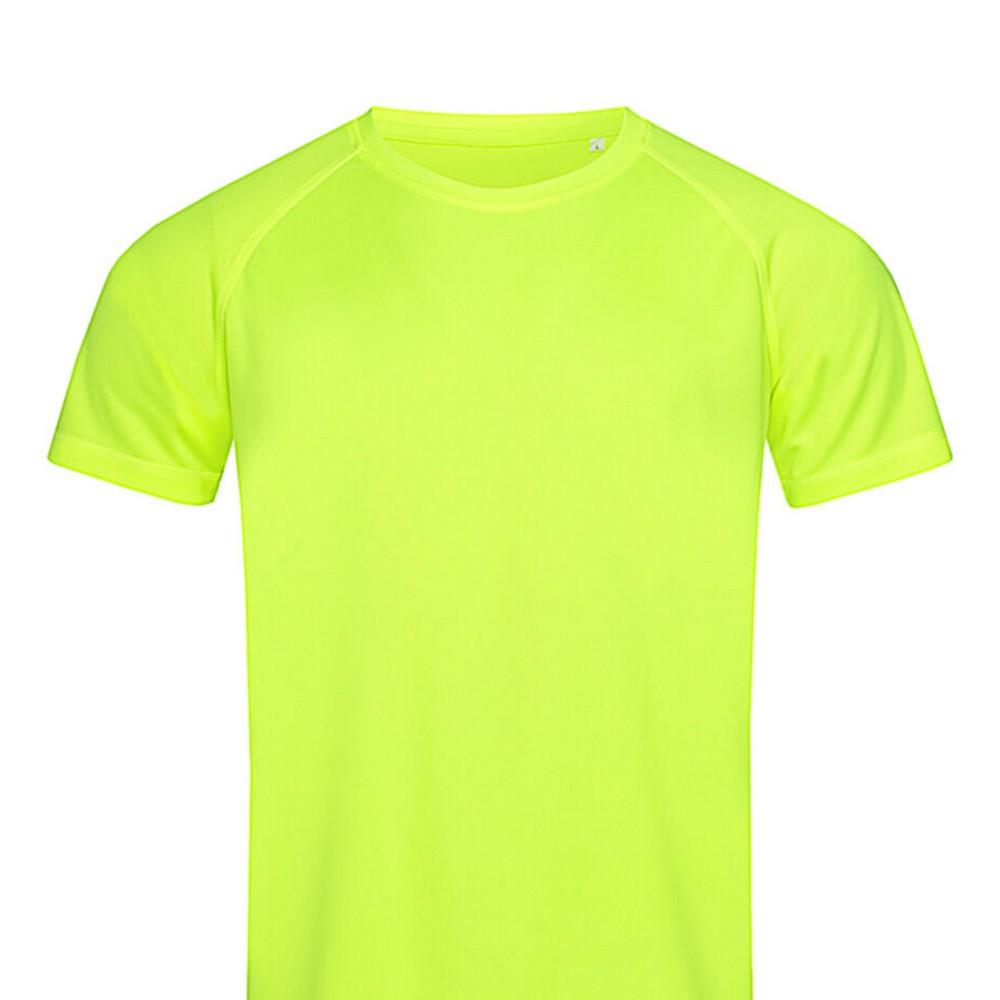 Stedman Mens Active 140 Contrast Collar Raglan T-Shirt