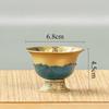 1pc Metal Water Supply Cup Ornament Household Sacrificial Supplies The Cup Offered for Worship Buddha Hall Decoration Metal Cup