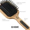 GB KENT Kent Royal Warrant Detangling Cushion Paddle Hair Brush, Large, Perfect for Your Hair Series PF19