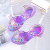 2026 New Summer Children's Crystal Shoes Baby High Heels Soft Sole Little Girl Summer