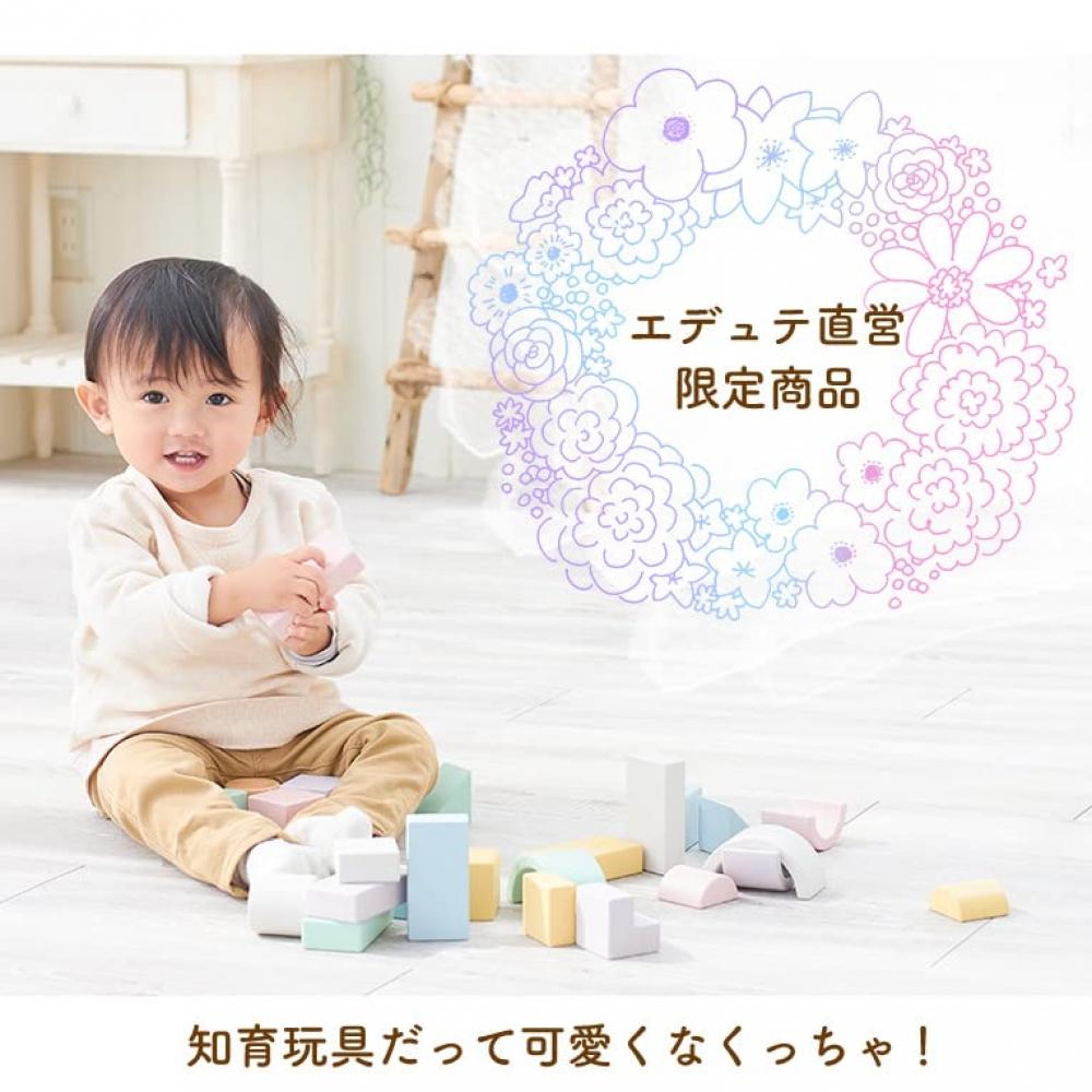 Edute COCO Coco Blocks Building Blocks, Wooden Toys, Educational Toys, 1 Year Old, 2 Years Old, 3 Years Old, Wooden Sound Building Blocks, Miki Buildi