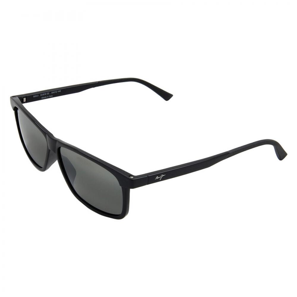 Maui Jim Open Box   Maui Jim Pulama Neutral Grey Rectangular Unisex Sunglasses 618 02 59