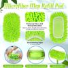 Replacement Mop Pad  for Swiffer Sweeper Mop Dry Wet Mop Refills for Floor Cleaning Microfiber Washable Reusable Pads