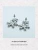 High-End Crystal Flower Stud Earrings: Elegant, Luxurious, Versatile for Any Occasion